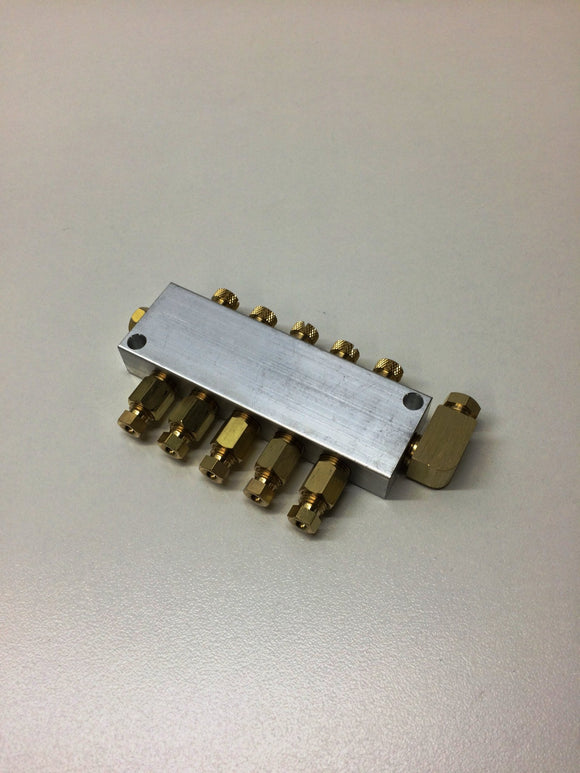 SNX nVentor CNC Router Lubricant Pipe Connector 5-hole